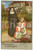 1903 Artist H. J WEBER Blumen warten im klostergarten - Nun - Postcard FP VG  Cartolina postale d'epoca, viaggiata. GOOD/buono  Formato: FP originale e autentica 1