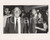 Fotografia d epoca originale 1985 ca RAI Giuseppe ROSSINI Antonia e Ciriaco DE MITA Foto 25x20 cm 1