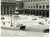 1956 GENOVA Piazza De Ferrari - Statua di Garibaldi imbiancata dalla neve *Foto