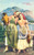 Cartolina originale da collezione 1920 circa SICILIA Giovani contadine in costume tradizionaleCartolina FP NV 1