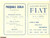Materiale pubblicitario d’epoca 1920 NAPOLI Pasquale SCALA vini  Garages Riuniti FIAT 1