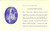 Oggetto da collezione cartaceo 1960 ca TRIESTE Conferenza don Narciso RIGONAT su apostolato preghiera Invito 1