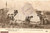 Cartolina originale da collezione 1915 BROUSURCHANTREINE Infermiere piantano tenda FP 1