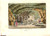 Stampa, bozzetto originale 1823 Andrea BERNIERI Incisore Cave sepolcrali GUANCI  Colorata a mano 1
