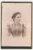 Fotografia d epoca originale 1890 ca ITALIA Ritratto di giovane donna di profilo  Fotografia 11x16 cm 1