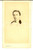 Fotografia d epoca originale 1870 ca LE MANS F Ritratto di giovane uomo  busto Foto L. FERRE   CDV 1