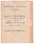 Materiale pubblicitario d’epoca 1931 CREMONA Seminario  Centenario nascita mons. Geremia BONOMELLI Programma 1