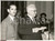 Fotografia d epoca originale 1951 BOGNANCO VB PREMIO DI POESIA Francesco FLORA ed Ernesto CALZAVARA Foto 1