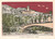Cartolina originale da collezione 1975 ca SARRE AO Panorama con castello Cartoncino ILLUSTRATO 1