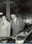 Fotografia d epoca originale 1953 MILANO  Ugo LA MALFA visita lo stabilimento ALFA ROMEO  Foto 18x24 cm 1