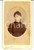 Fotografia d'epoca originale 1910 NIZZA (F) Ritratto di donna con crocifisso - Foto VINCENT CDV 1