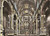 Cartolina originale da collezione 1950 ca MONTECASSINO FR Interno della Chiesa Cattedrale Cartolina FG NV 1