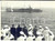 1959 MERS-EL-KEBIR (ALGERIE) Revue navale - Passage porte-avions ARROMANCHES