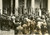 Fotografia d epoca originale 1935 ca PALLANZA VB Mutilati alla tomba del Maresciallo Luigi CADORNA Foto 1