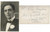 Cartolina originale da collezione 1920 ca Tenore Enrico BORGHESE Cartolina Autografa (?) FP NV 1