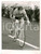 1955 CICLISMO - TROFEO BARACCHI Squadra LEGNANO - Giorgio ALBANI in volata *Foto Fotografia d'epoca con didascalia coeva al verso. CONDIZIONI: FAIR (bassa qualit&agrave; di stampa; lieve ondulatura al margine destro)FORMATO: 13x18 cm     originale e autentica 1