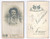 Fotografia d epoca originale 1900 ca TORINO Ritratto di Teresa SPAGNESI  Foto Giuseppe NAVARINI CDV 1
