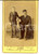 Fotografia d epoca originale 1890 ca BARCELONA Ritratto di un nonno in divisa con il nipote Foto ARENAS 1