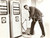 Fotografia d epoca originale 1960 ca CINEMA Actor Michel BARDINET Fun at the SHELL gas station Photo 1