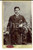 Fotografia d epoca originale 1910 ca LONDON Ritratto di giovane uomo Photo A. SIMMONS Westminster Bridge CDV 1