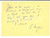 Autografo originale 1951 ROMA Cartolina ringraziamento avv. Filippo UNGARO a un collega  AUTOGRAFO 1