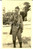 Fotografia d epoca originale 1941 WWII FIESOLE Ufficiale posa presso un ristorante con i commilitoni Foto 1