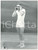 Fotografia d epoca originale 1975 ca ITALIA  TENNIS  Corrado BARAZZUTTI in campo  Foto 18x24 cm 1
