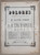 Oggetto da collezione cartaceo 1875 ca S. AUTERI MANZOCCHI 'Morte Dolores' riduzione 'Dolores' M. AUTERI POMAR 1
