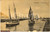 Cartolina originale da collezione 1924 ROMAGNA CESENATICO - Porto Canale - Veduta con vele *Cartolina 1