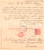 Documento originale, autentico 1904 BORGOMANERO Impresario Giuseppe SACCHI all ing. Stefano MOLLI Cartolina 1