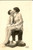 Fotografia d'epoca originale 1920 EROTICA VINTAGE Giovane coppia posa in intimitÃ  -  Ed. Super 1061 *PHOTO 1