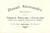 Oggetto da collezione cartaceo 1909 MILANO vetraio Alessandro DONATI biglietto 1