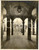 Fotografia d epoca originale 1930 ca MILANO Cortile di un palazzo storico con automobile Foto FLECCHIA 20x27 1