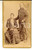 Fotografia d epoca originale 1890 ca PARIS Ritratto di ufficiale in divisa con la moglie Foto FRANCE CDV 1