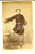 Fotografia d epoca originale 1870 ca ATENE Ritratto di ufficiale con la sciabola Foto MORAITES CDV 1