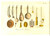 Stampa, bozzetto originale 1830 ca FERRARIO COSTUME ANTICO ASIA Strumenti di musica Inc. BERNIERI tav. 67 1