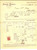 Documento originale, autentico 1929 TREVI PG Pastificio Ernesto BONACA Fattura intestata per pasta extra 1