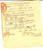 Documento originale, autentico 1834 MONZA Pesa di carichi voluminosi  Carro di calce Luigi BUTTI Ricevuta 1