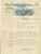 Documento originale, autentico 1909 MILANO Ing. Ernesto KIRCHNER & Co. lavorazione legno Fattura commerciale 1