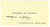 Autografo originale 1930 TORINO Biglietto marchese Saverio DI CINZANO  Autografo 1