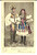 Autografo originale 1905 SLOVACCHIA Elaborati costumi tradizionali Cartolina marchesa Irmina STANGA 1