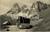 Cartolina originale da collezione 1951 PASSO SELLA BZ Rifugio MARIA FLORA e Gruppo SASSOLUNGO Cartolina FP VG 1