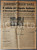 Giornale, rivista storica 1943 WW2 CORRIERE DELLA SERA  POMERIGGIO Governo del maresciallo Badoglio 1