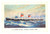 Cartolina originale da collezione 1959  SS United States  SEA POST  nave VG 1