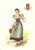 Cartolina originale da collezione 1950 ca MARCHE Costumi regionali Ill. A. CARINI Cartolina postale FG NV 1