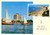 Cartolina originale da collezione 1965 CATTOLICA RN Hotel NEGRESCO e barche a vela Cartolina VINTAGE FG VG 1
