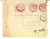 Cartolina originale da collezione 1926 STORIA POSTALE Busta TOLMEZZO per UDINE Espresso floreale cent. 70 + 60 1