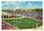 Cartolina originale da collezione 1971 OSTIA LIDO RM Piazzale CRISTOFORO COLOMBO DANNEGGIATA VINTAGE FG VG 1