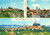 Cartolina originale da collezione 1972 TRISOBBIO AL Vedutine con Via ROMA e vigneti Cartolina postale FG VG 1