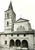 Cartolina originale da collezione 1950 ca NEPI VT La Basilica Cattedrale con il campanile Cartolina postale FG 1